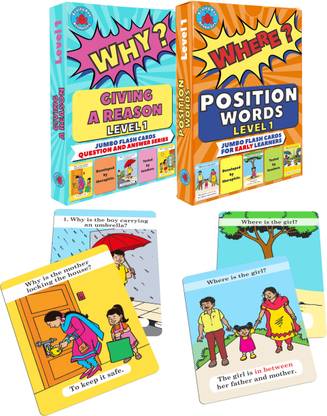 Brainy Bug Resources 60 flashcards, learn to answer Where? and Why? questions