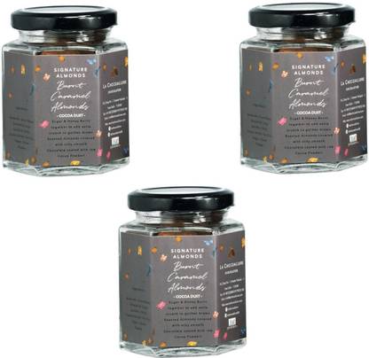 la chocoallure Burnt Caramel Almonds (Cocoa Dust) Fudges Fudges