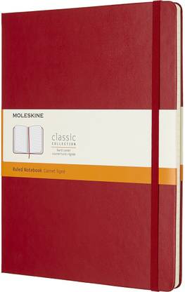 Moleskine Classic Hard Cover A4 Notebook Ruled 192 Pages