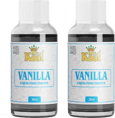 Mr.Kool Food Essence Vanilla 28ml.Pack Of 2.Food Essence For Baking Cake Vanilla Liquid Food Essence