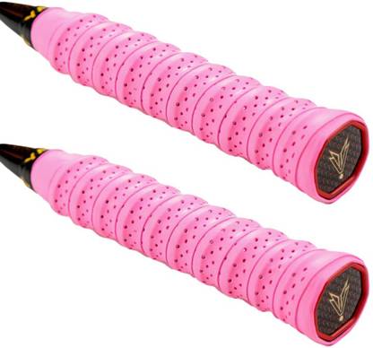 SYGA Pack of 2 Badminton Grip Soft Replacement Non-Slip Anti Sweat Overgrip - Pink