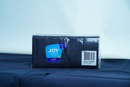 Duni Napkins 20x20cm Black 1pack x180 Napkins Blue Paper Napkins