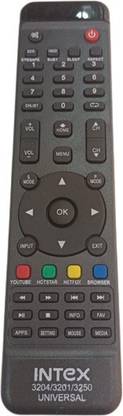 Akshita ITX-03204/3201/3250 TV Compatible LED LCD TV Universal Remote Control INTEX Remote Controller