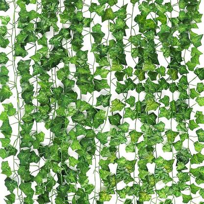 well art gallery Artificial ivy Leaf bail/creeper for Home, Office, Garden Decor (Green,7.5 Feet) Green Wild Flower Artificial Flower