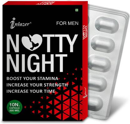 inlazer Notty Night Longer Sex Capsule For Complete Sex Pleasure Improves Time
