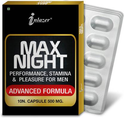 inlazer Max Night S-E-X Solution | Combats Male Se-xual Problems Improves Time