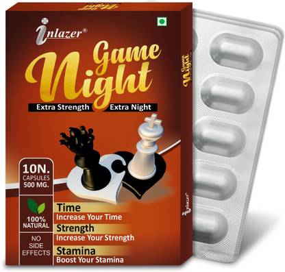 inlazer Game Night Natural Solution | Increases Testorane Level Duration Strength