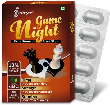 inlazer Game Night Natural Supplement Improves Male S-E-X Muscle Cells & Power