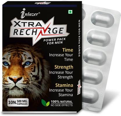 inlazer Xtra Recharge Natural Solution | Increases Testorane Level Duration & Power
