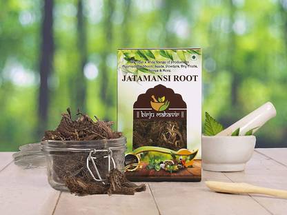 BrijBooti Jatamansi Root - Balchar Root for hair growth and Eating