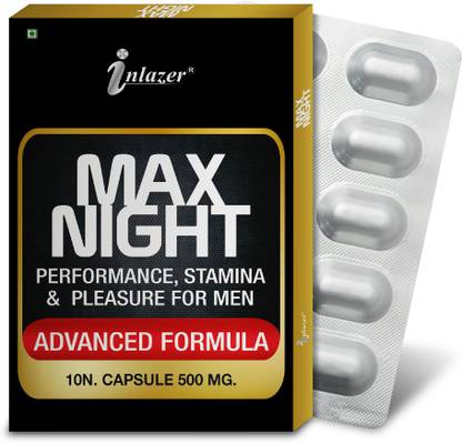 inlazer Max Night Sex Capsule For Complete S_ex Pleasure Longer Size