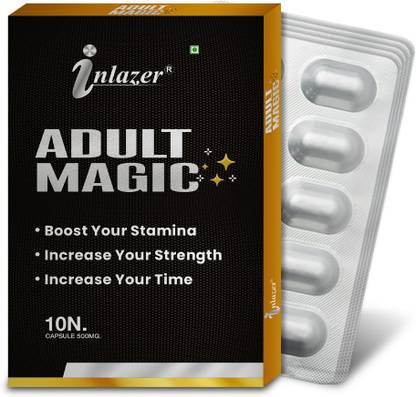 inlazer Adult Magic Longer Sex Pill For Complete Sex Pleasure Boosts Power