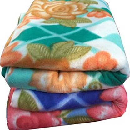 SHOORAAY Printed Double Fleece Blanket for  AC Room