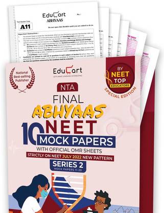 Educart Abhyaas Final Neet Mock Test Series 2 (Papers 11-20) on Latest Pattern with Official Omr Sheets for July 2022 Exam  - on Latest Pattern With Official OMR Sheets For July 2022 Exam