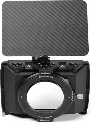 Flaxzy Lanparte (MB Mini Matte Box) (4x4 Filter Size) Adapter Rings Camera Matte Box