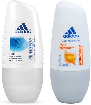 ADIDAS Climacool & Adipower Deodorant Roll On Combo - 50ml Deodorant Roll-on  -  For Women