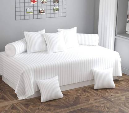 roman Cotton Striped Diwan Set