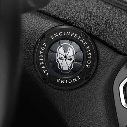 Cloudsale Push to Start Button Cover Engine Start Stop Button Cover Rotary start button Engine Start/Stop Button