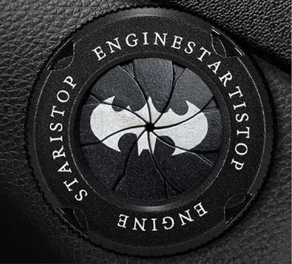 Cloudsale Car Engine Start Stop Button Cover Batman, Car Engine Push to Start Button Engine Start/Stop Button