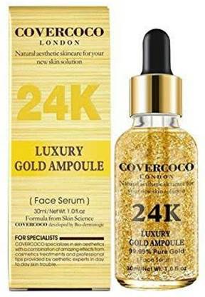 Luxury 24k gold ampoule face serum