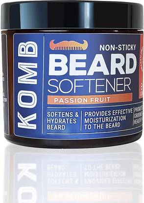 KOMB Non-Sticky Beard Softener for Men,Beard Balm Softner Cream Moisturizer Beard Cream