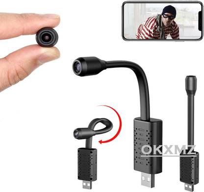 Okxmz 1080p HD WiFi Mini Spy Camera | Live View Via Phone App Spy Camera