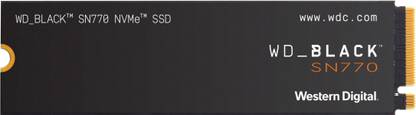 WESTERN DIGITAL WD Black SN770 1 TB Desktop, Laptop Internal Solid State Drive (SSD) (WDS100T3X0E)