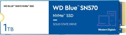 WESTERN DIGITAL WD Blue NVMe SN570 1 TB Laptop, Desktop Internal Solid State Drive (SSD) (WDS100T3B0C)