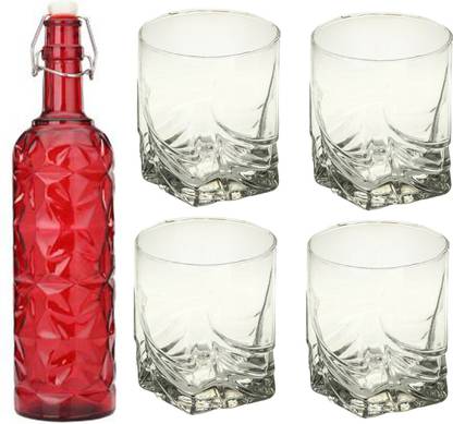 Somil Combo Of Bottle And Glass Set -A1140 Jug Bottle Glass Set