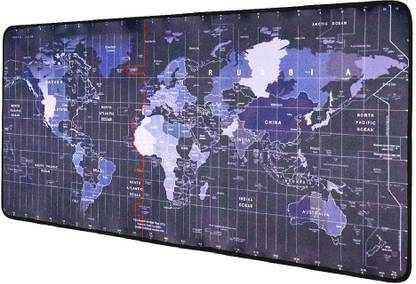TNC COMPUTER World Map Non Slip Base Mousepad