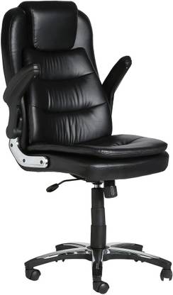 Oakcraft Leatherette Office Adjustable Arm Chair