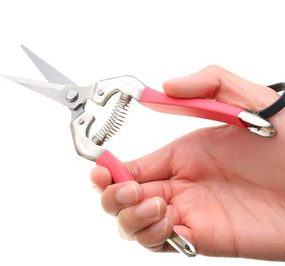 metrotools GARDEN PRUNING SCISSORS PLANT CUTTER FLOWER FRUIT GRAPE SCISSORS Anvil Pruner