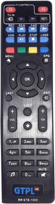 PMRK BEST IN BEST GTPL HD Settop Box Remote Control Compatible for GTPL HD Settop Box GTPL HD SET TOP BOX Remote Controller