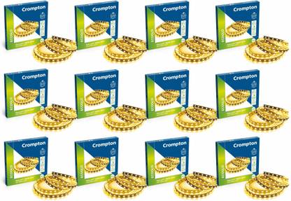 Crompton 300 LEDs 196.85 inch Yellow Steady Strip Rice Lights