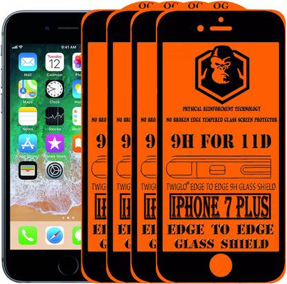 TWIGLO Edge To Edge Tempered Glass for Apple iPhone 7 Plus