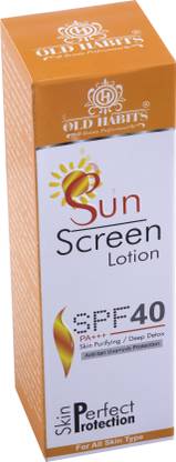 old habits Sunscreen - SPF 50 PA+++ SunScreen Lotion