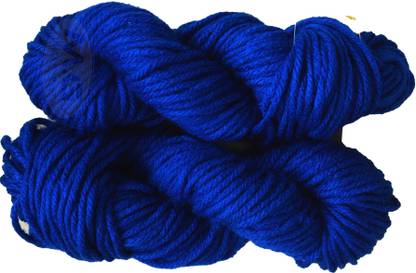 Simi Enterprise Vardhman Knitting Yarn Thick Chunky Wool, Royal 300 gm S-M ART- CAD