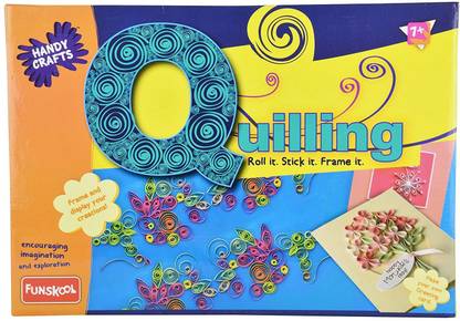 FUNSKOOL Quilling , Art and Craft Kit , Make Your own Quilling Artwork