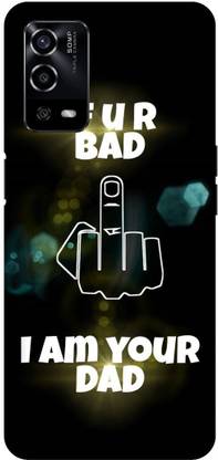 UMPRINT Back Cover for Oppo A55/CPH2325, KGF Don’t Touch Black Printed Back Cover