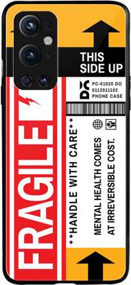 DailyObjects Fragile Glass Back Cover for OnePlus 9 Pro