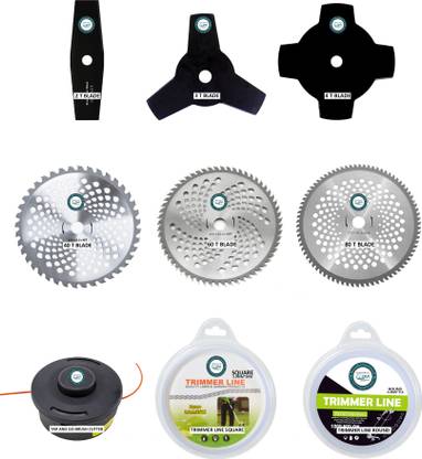 DVI MEGA COMBO BLADE SET FOR ANY BRUSH CUTTER USED FOR CUTTING BUSHES,GRASS AND WEED DVI-BRUSH-CUTTER-BLADE-MEGA-COMBO Metal Cutter