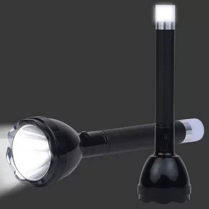 OT SUPER Lithium Battery Long Range Led torch Light Rechargeable with 2200mAh Battery Torch