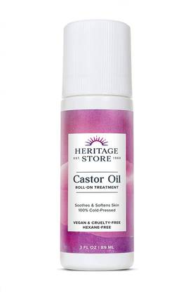 Heritage Store The Palma Christi Castor Oil Roll-On - 3 fl oz by Heritage Products