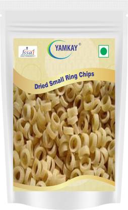 यमके Fryums Snacks Dried Small Ring Chips 200 g