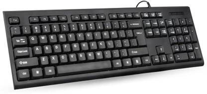 All mobile solution USB Keyboard 104-keys Compatible for Windows, PC, Laptop etc(AMS-KBD-0238) Wired USB Standard Desktop Keyboard Compatible with Desktop, Laptop, Mac