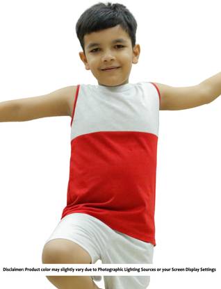 Boys & Girls Colorblock Cotton Jersey T Shirt