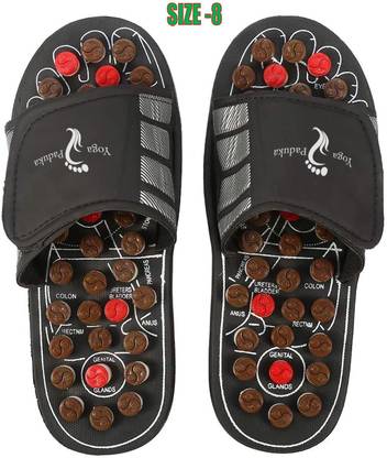 ZURU BUNCH Acupressure Massage Slipper Foot Massager Acupoint Massage Slippers Reflexology Sandals Solution for All Problems and Dual Benefits for Men Women (SIZE- 8) Massager