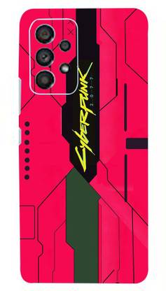 Mclaxa Cyberpunk Pink Mobile Back Skin, Cyberpunk Pink, Samsung A33 5G Mobile Skin