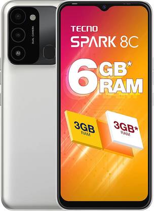 Tecno Spark 8C (Diamond Grey, 64 GB)