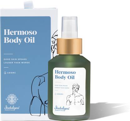 Indulgeo Essentials Hermoso Body Oil For Men With Oud Oil, Reduce Hyper-Pigmentation
